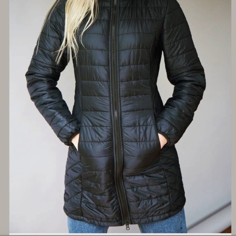 AFROMONTANE Black Puffer Jacket Size XS